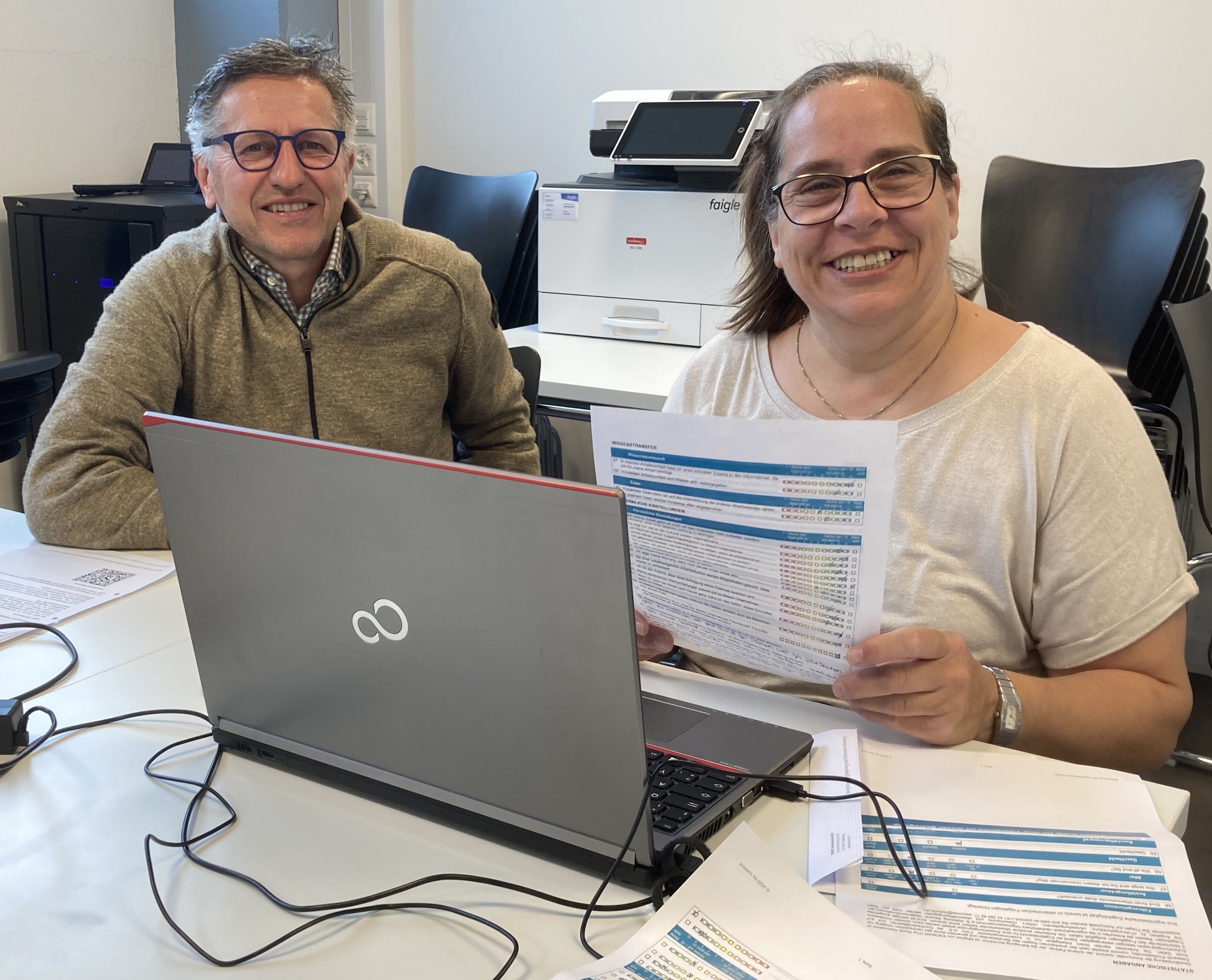 Befragung der Angestellten